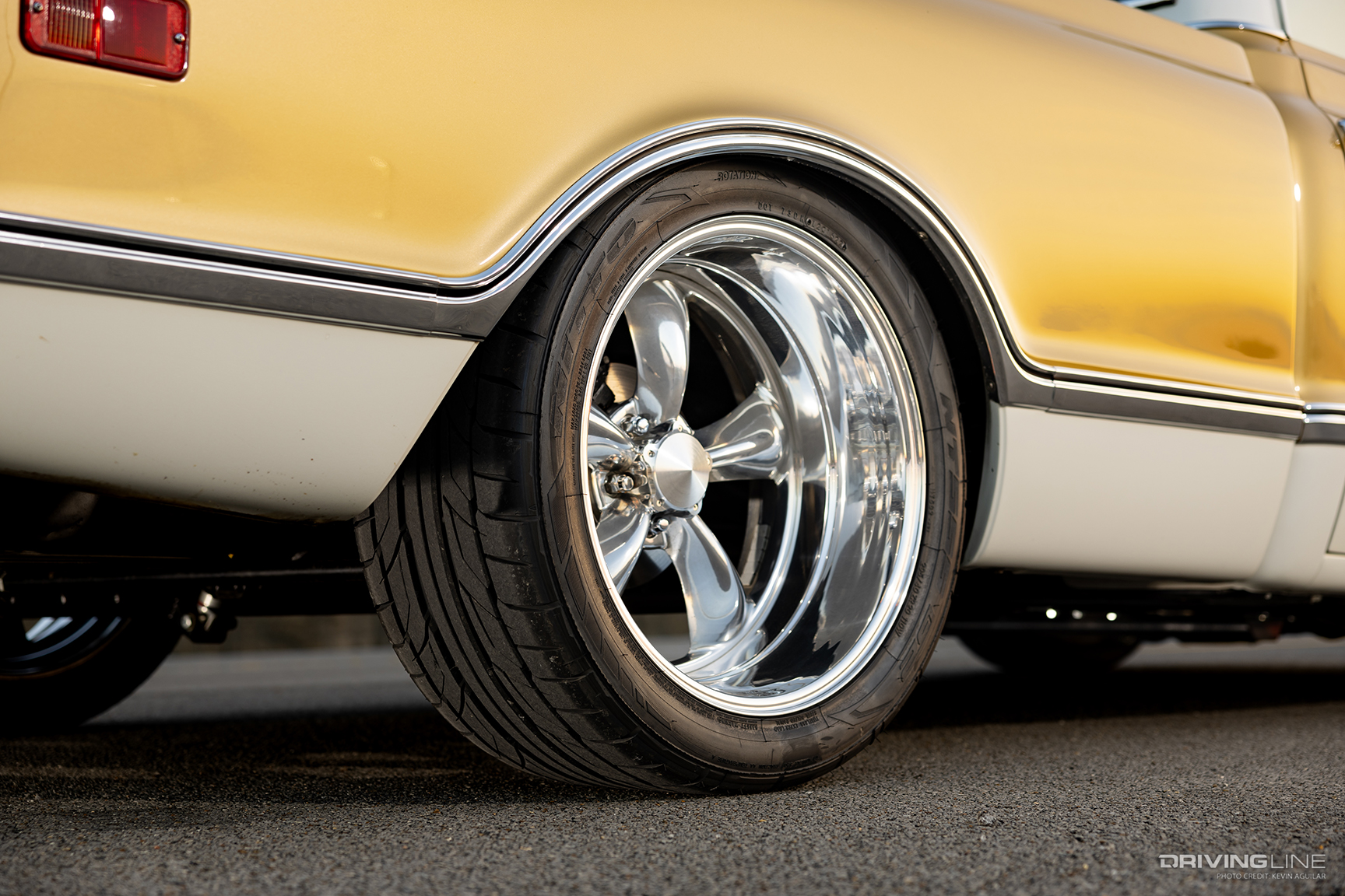 Nitto NT555 G2 Tires of Randy Bynum's '68 Chevy C10 CST Gold Anniversary Edition