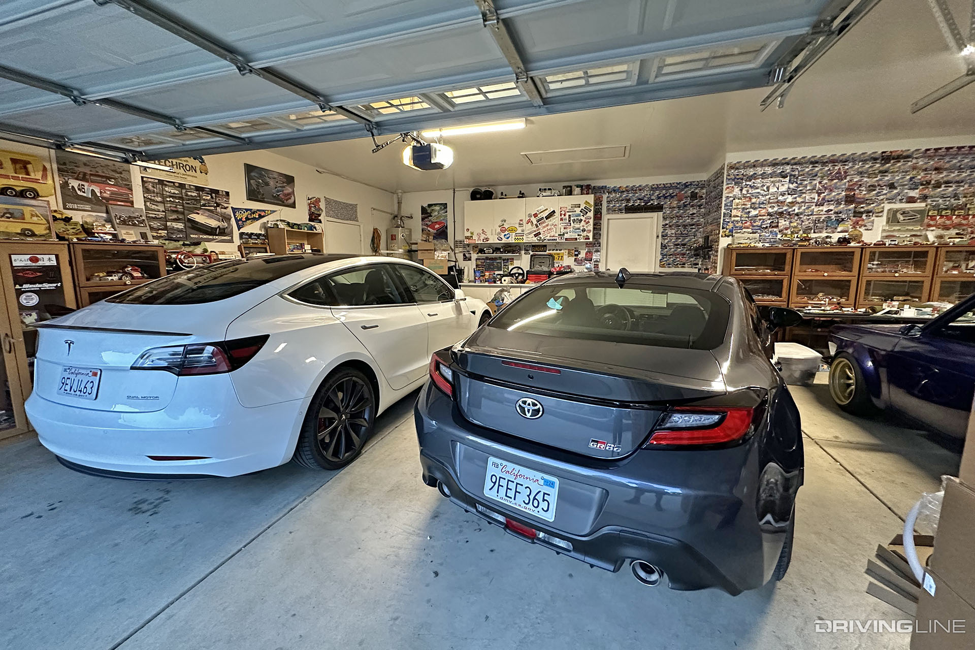 Tesla Model 3 and Toyota GR86