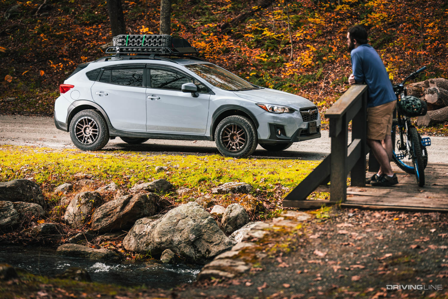 Subaru Crosstrek on Nomad Grapplers with overlanding gear