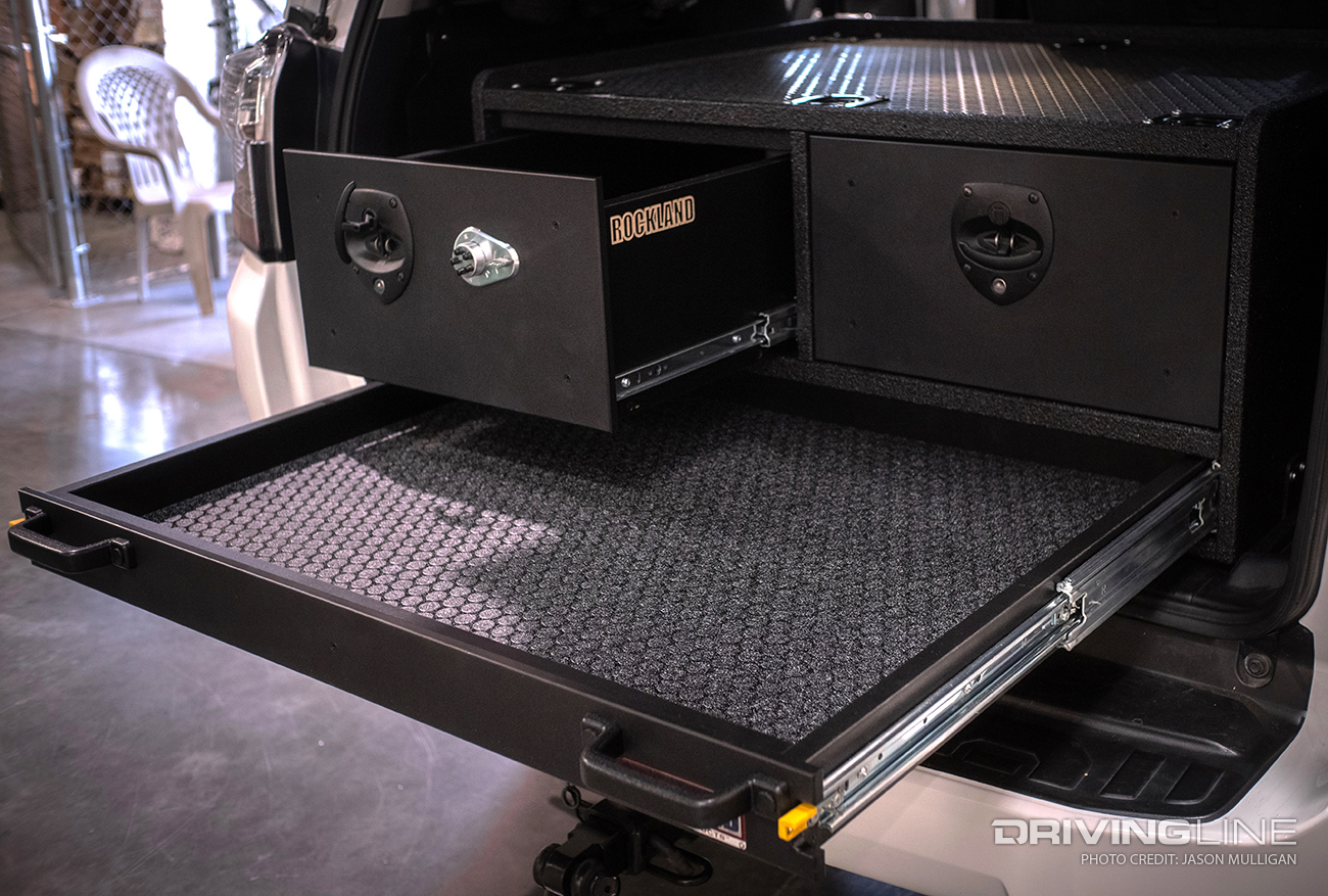 Overland vehicle drawers