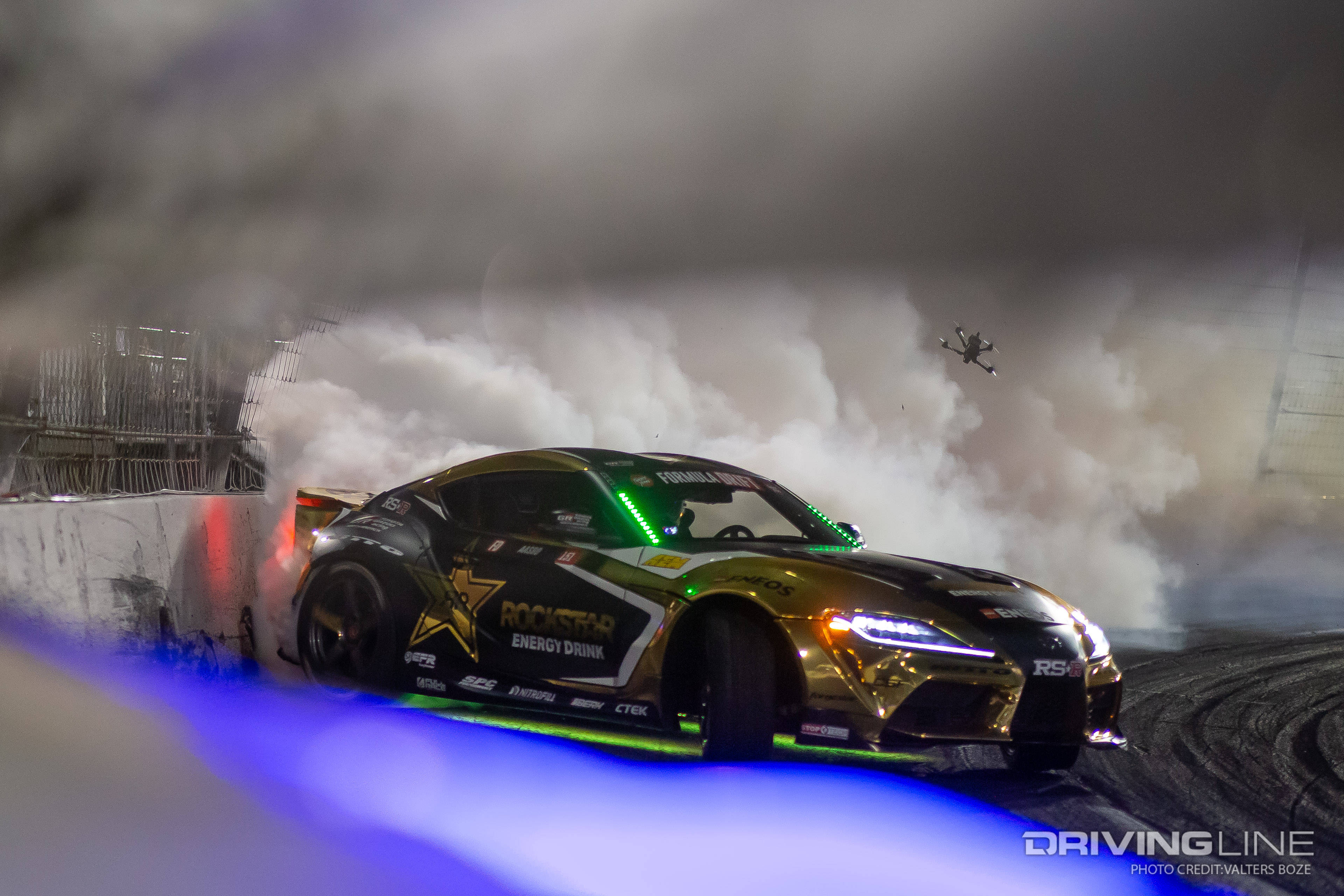Fredric Aasbo qualifying at 2023 Formula Drift Irwindale