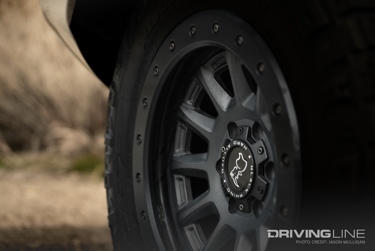 18-inch Black Rhino Duggar Wheel Rock Guard Rings