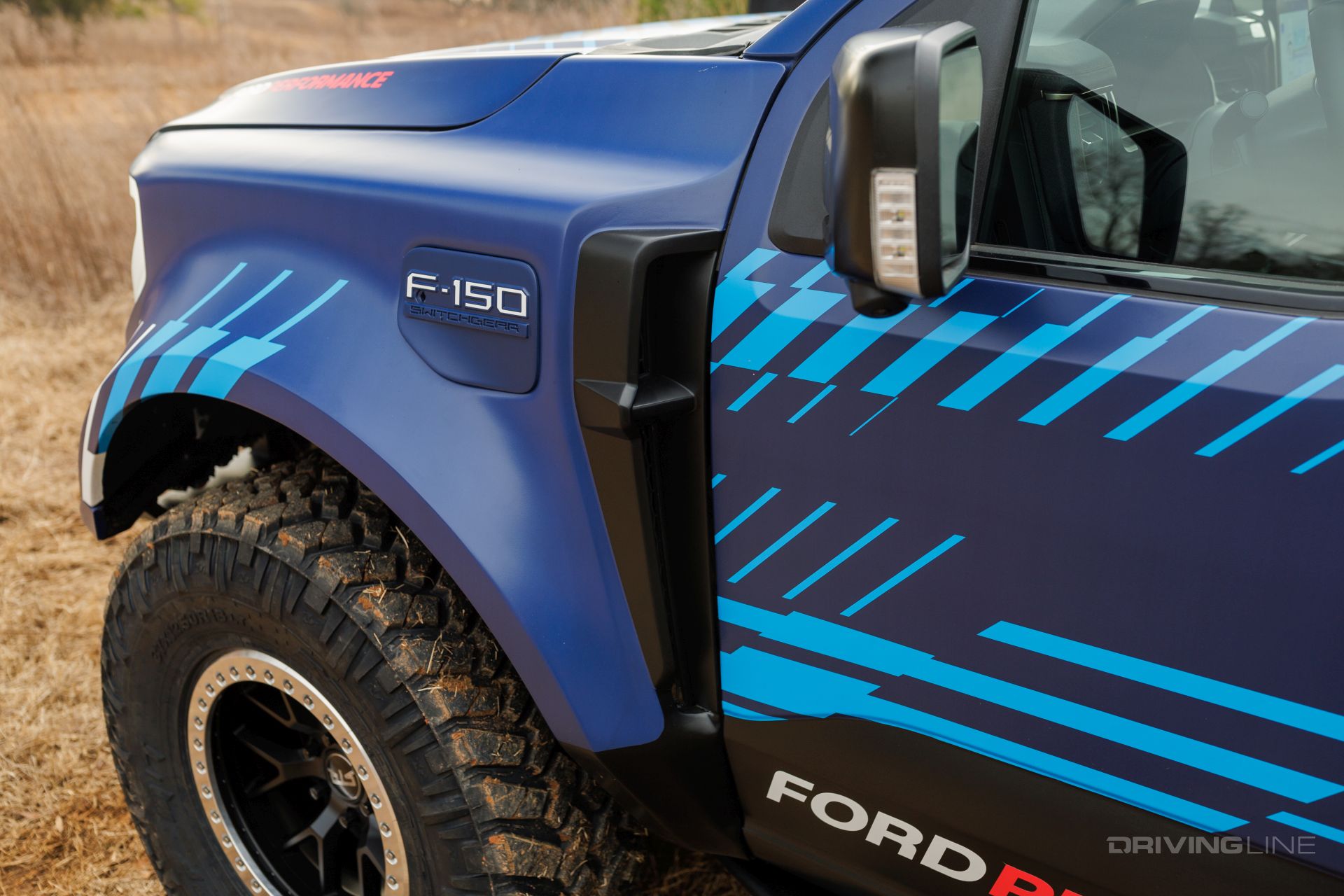 2024 Ford F150 Lightning Switchgear front fender carbon flares