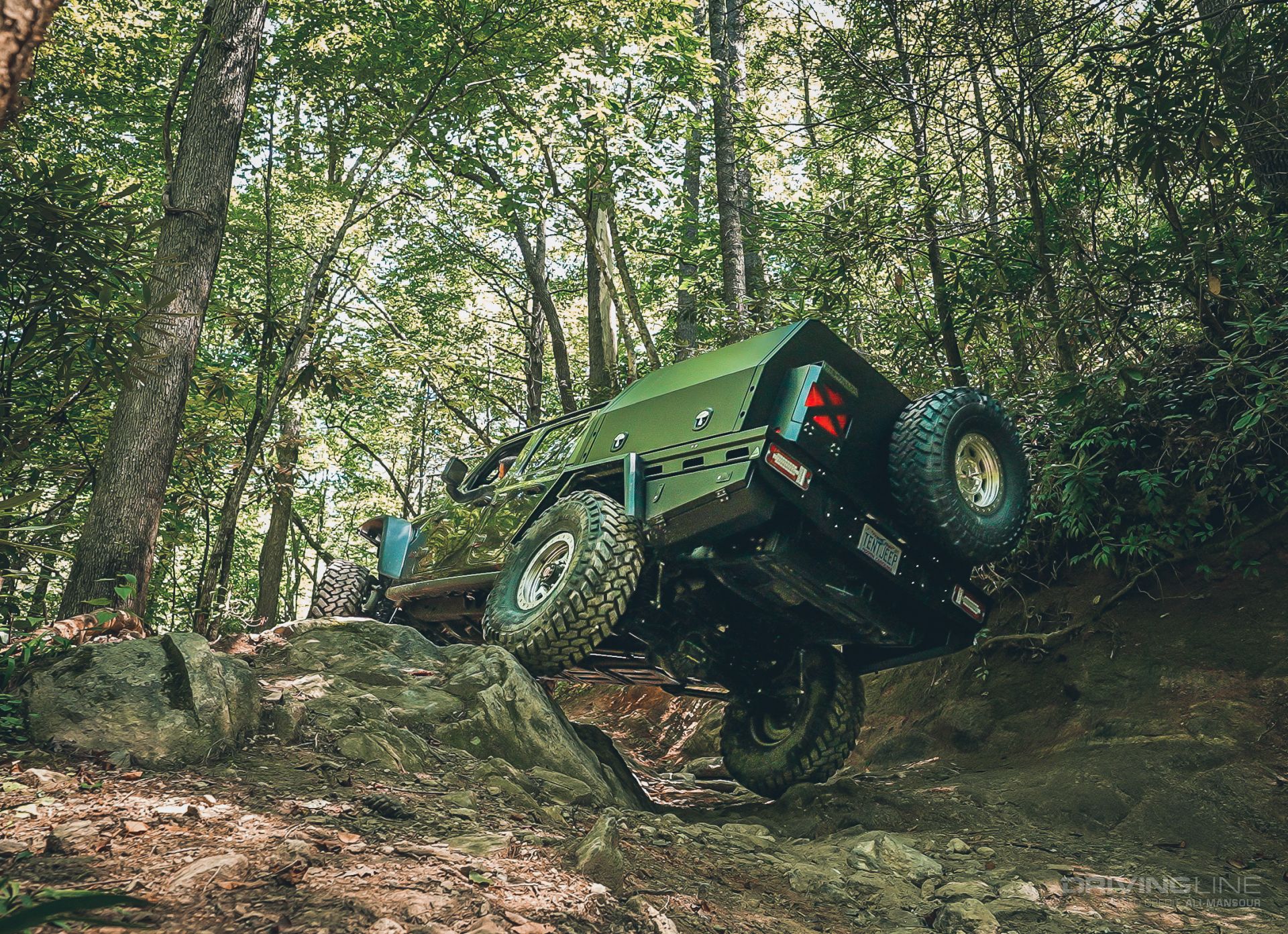 Hurricane Creek Trail North Carolina Jeep Gladiator