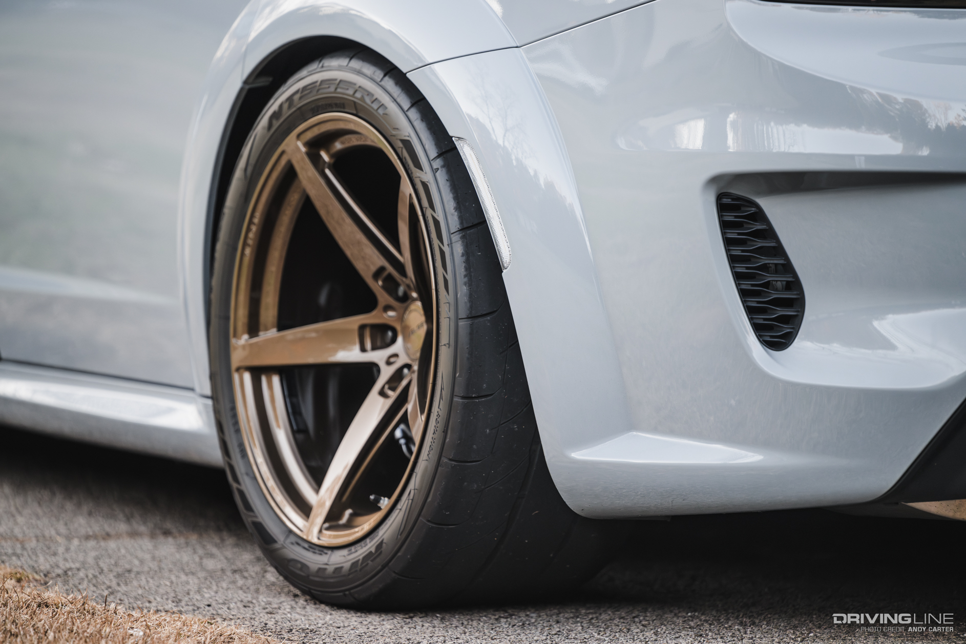 Tread of Nitto NT555 RII drag radial