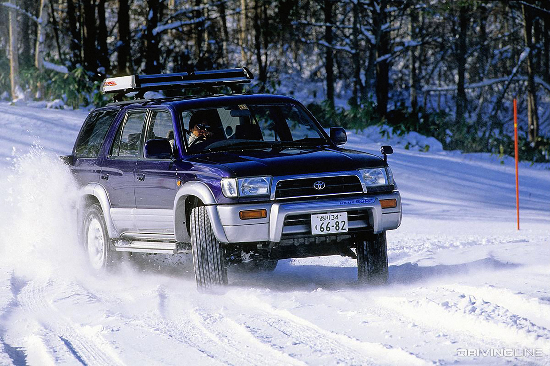 Toyota Hilux Surf in Snow