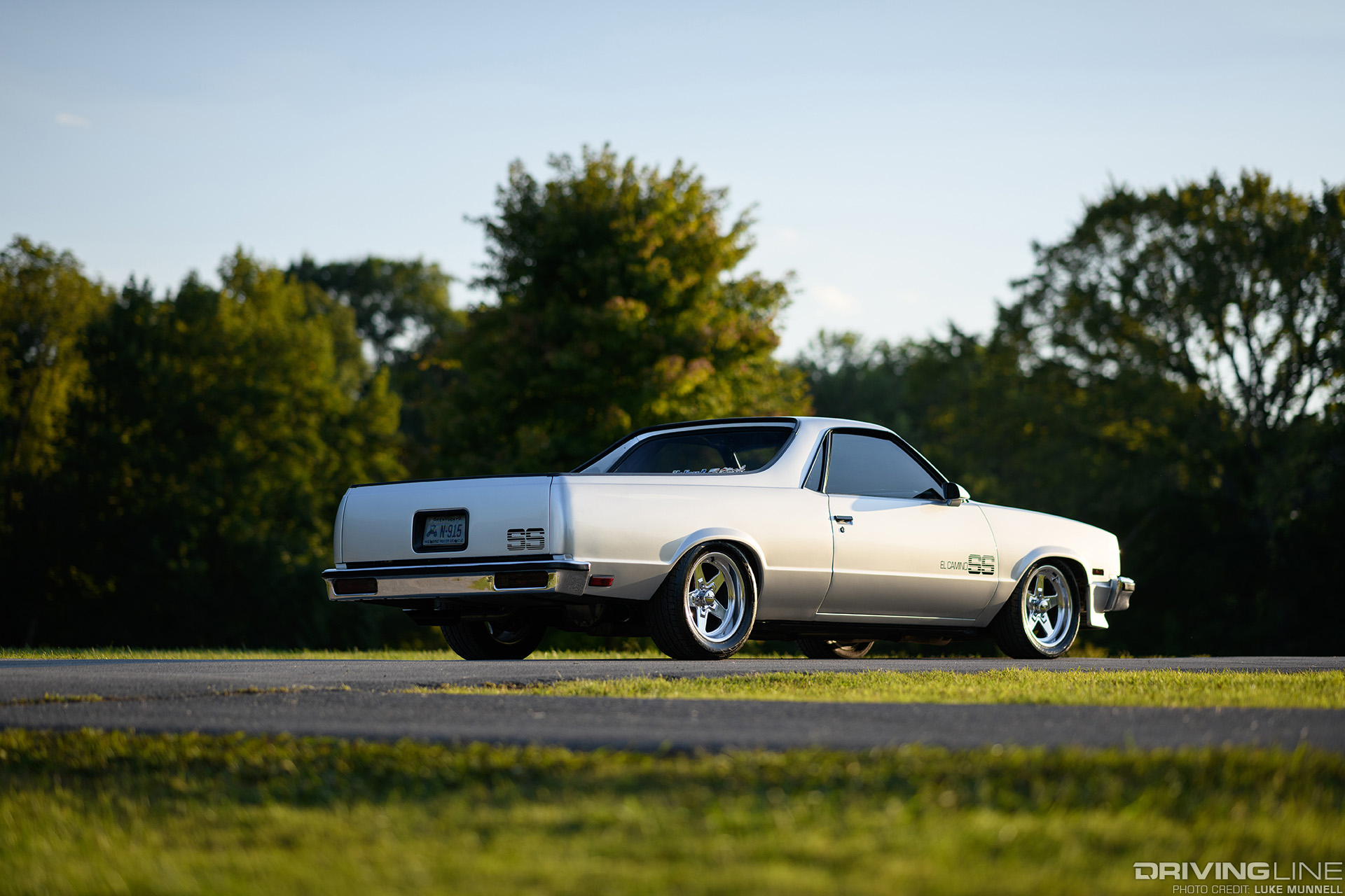 1987 El Camino SS Rear 3/4 View