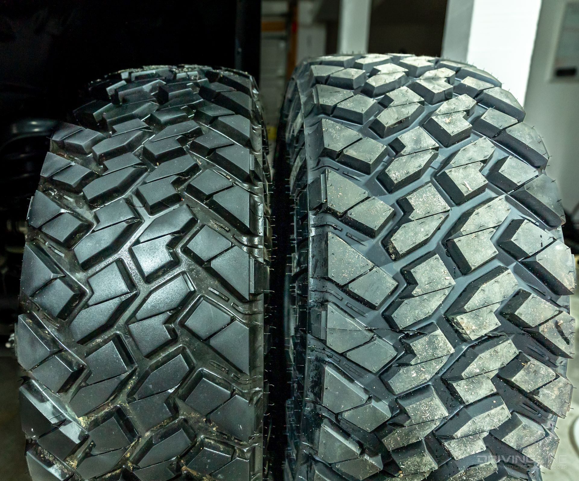 37 versus 38 Nitto Trail Grappler tire tread comparison