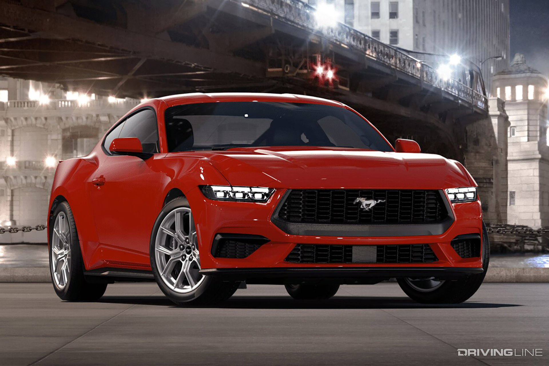 2024 Mustang EcoBoost Red Front View